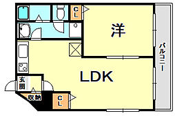 間取図画像 1LDK