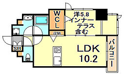 間取図画像 1LDK