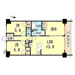 ミレーネ神戸住吉本町 1階/102