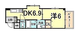 間取図画像 1DK