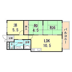 シャルムロアイヤル朝霧 1階/107