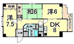 間取図画像 3DK