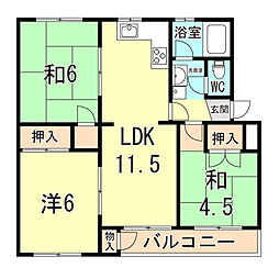 間取図画像 3LDK