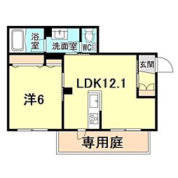 間取図画像 1LDK