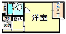 第2永昌ビル ワンルームの間取図画像