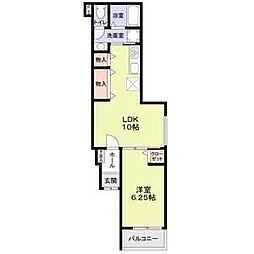 アリビア明神町A棟 2階/201