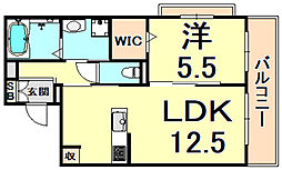 間取図画像 1LDK