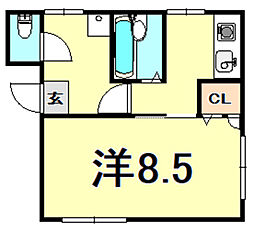 シャトー大物 1階/101