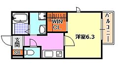 フレール鷹取 1階