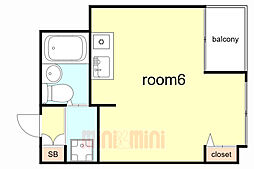 間取図画像 ワンルーム
