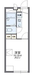 レオパレスEmirates住吉 1Kの間取図画像