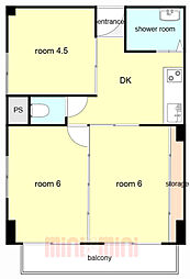 オリーブヒルズ北野 3階/301