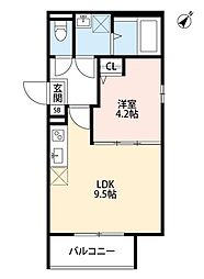 久保町アパートメント 3階/302