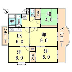 横尾5団地48号棟 5階/506