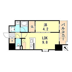 クリエイトビュー三宮磯上公園 5階/501