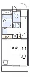 レオパレス須磨の森アネックス 1Kの間取図画像