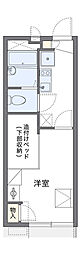 レオパレス野崎通C 1Kの間取図画像