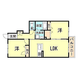 メゾン梨川3 1階/102