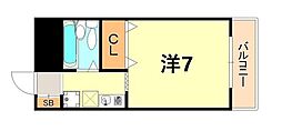 HillValley妙法寺 1Kの間取図画像