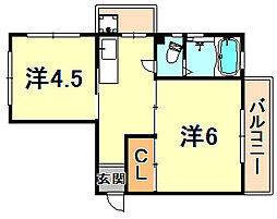 マンションＬ 2階/201