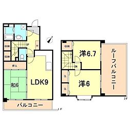 エクラシア鷹取駅前 3LDKの間取図画像