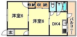 カーサ西山町 5階/603