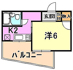 フラワーサンパレス 4階/40B