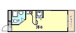 ラ・パルフェ・ド・シェリール ワンルームの間取図画像