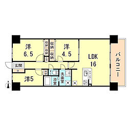 グレーシィ須磨アルテピア3番街・2 3LDKの間取図画像