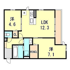 物件の間取り