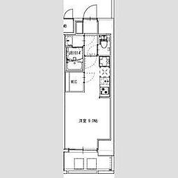 Alivis神戸駅前 ワンルームの間取図画像