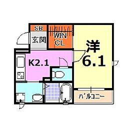 フレール鷹取 2階