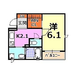 物件の間取り