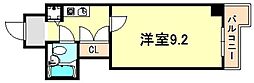 ダイアパレス西神戸 1Kの間取図画像