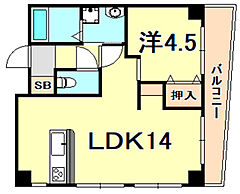 物件の間取り