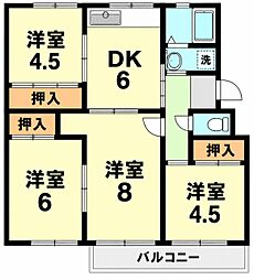 高倉台団地13号棟 5階/502