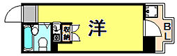 ネオダイキョー三宮 ワンルームの間取図画像