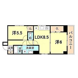 パシフィック神戸桜筋南館 6階