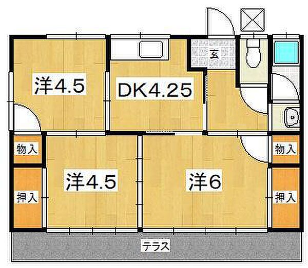 同じ建物の物件間取り写真 - ID:214051132178