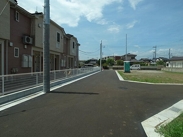 開発道路東側より