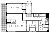 京都市左京区松ケ崎芝本町 4階建 築27年のイメージ