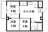 京都市北区西賀茂北山ノ森町 3階建 築41年のイメージ
