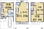 京都市北区紫野上石龍町 3階建 築14年のイメージ