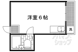 ライブコート二軒茶屋 ワンルームの間取図画像