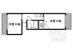 シャルマン大栄 2Kの間取図画像