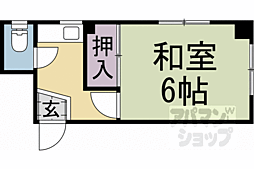 インペリアル佐竹 102 1階1Kの間取り