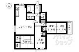 京福電気鉄道北野線 北野白梅町駅 徒歩17分