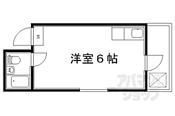 ライブコート二軒茶屋 101 1階ワンルームの間取り