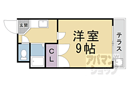 セカンドハウスヨシダ 1階1Kの間取り