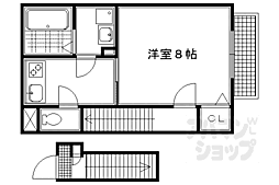 京福電気鉄道北野線 北野白梅町駅 徒歩12分